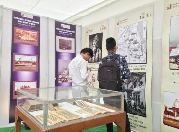  Heritage City - Delhi (along with original Sanskrit manuscripts) and Bapu in Delhi