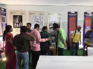  Heritage City - Delhi (along with original Sanskrit manuscripts) and Bapu in Delhi