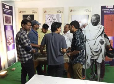  Heritage City - Delhi (along with original Sanskrit manuscripts) and Bapu in Delhi